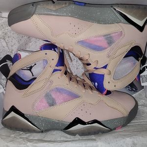 BNIB Jordan Retro 7 SE Sapphire Shimmer womens size 8/men's size 6.5